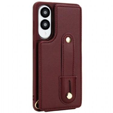 Cover Samsung Galaxy S25 5g Edge Kortholder Med Rem Og Skulderrem