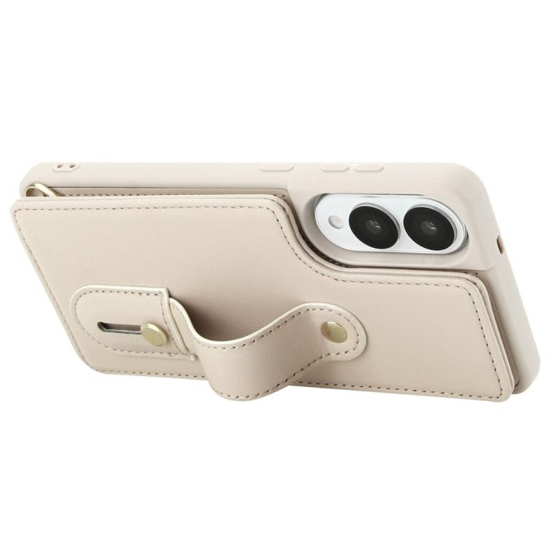 Cover Samsung Galaxy S25 5g Edge Kortholder Med Rem Og Skulderrem