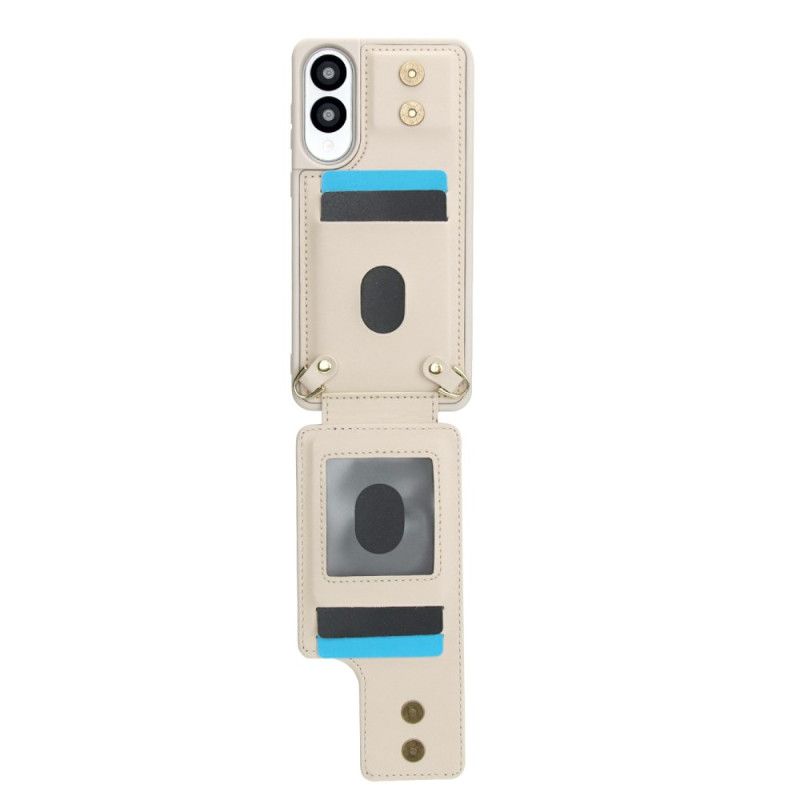 Cover Samsung Galaxy S25 5g Edge Kortholder Med Rem Og Skulderrem