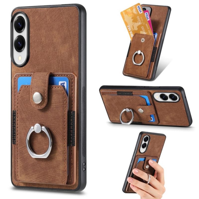 Cover Samsung Galaxy S25 5g Edge Kortholder Og Ringholder