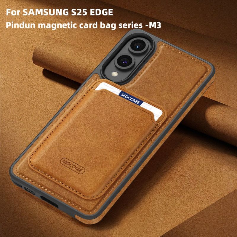 Cover Samsung Galaxy S25 5g Edge Magnetisk Med Aftagelig Kortholder