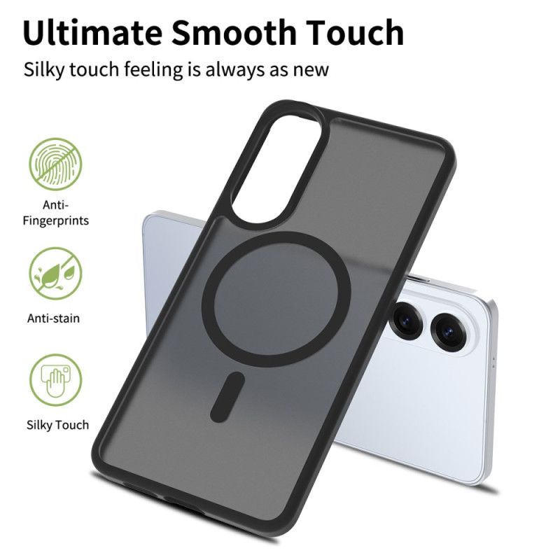 Cover Samsung Galaxy S25 5g Edge Magsafe Kompatibel Med Glat Tekstur