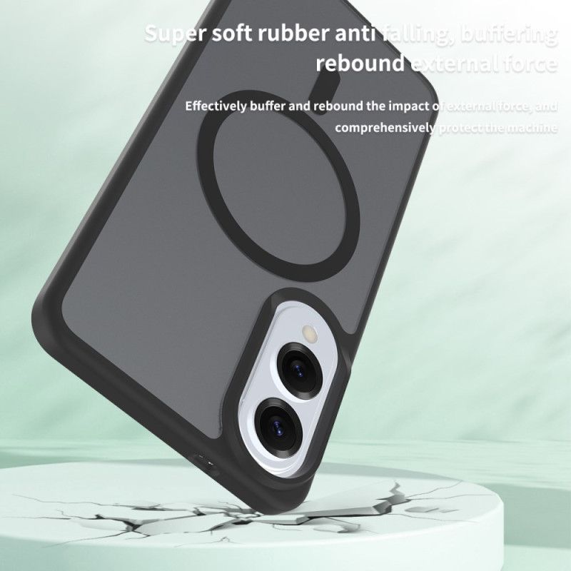 Cover Samsung Galaxy S25 5g Edge Magsafe Kompatibel Med Glat Tekstur