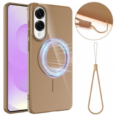 Cover Samsung Galaxy S25 5g Edge Magsafe Kompatibel Med Snor