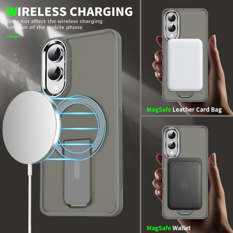 Cover Samsung Galaxy S25 5g Edge Magsafe Kompatibel Med Stativ