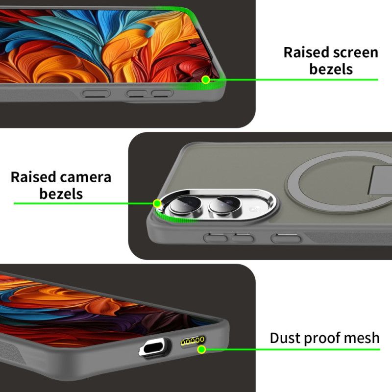 Cover Samsung Galaxy S25 5g Edge Magsafe Kompatibel Med Stativ
