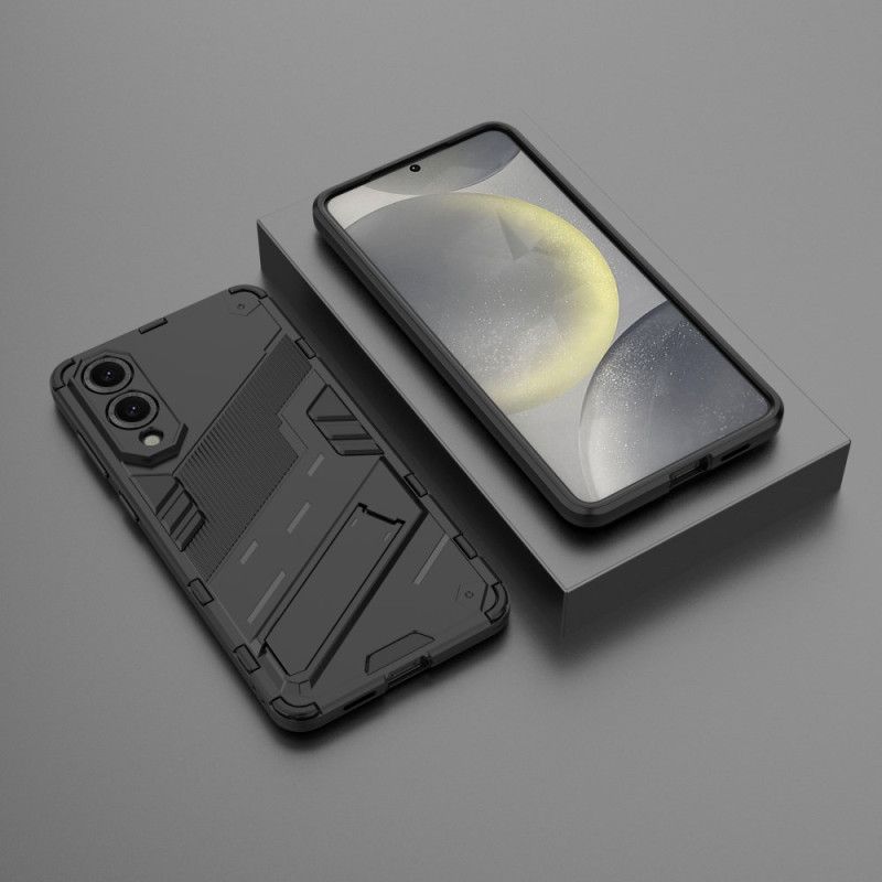 Cover Samsung Galaxy S25 5g Edge Telefon Etui Aftagelig Håndfri Stativ Med To Positioner
