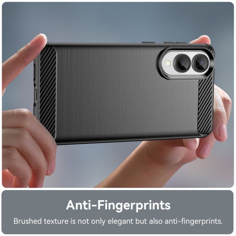 Cover Samsung Galaxy S25 5g Edge Telefon Etui Børstet Kulfiber