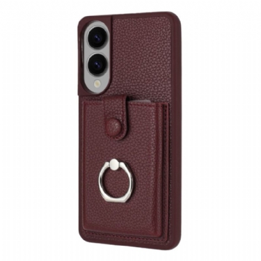 Cover Samsung Galaxy S25 5g Edge Telefon Etui Ringholder Og Kortholder