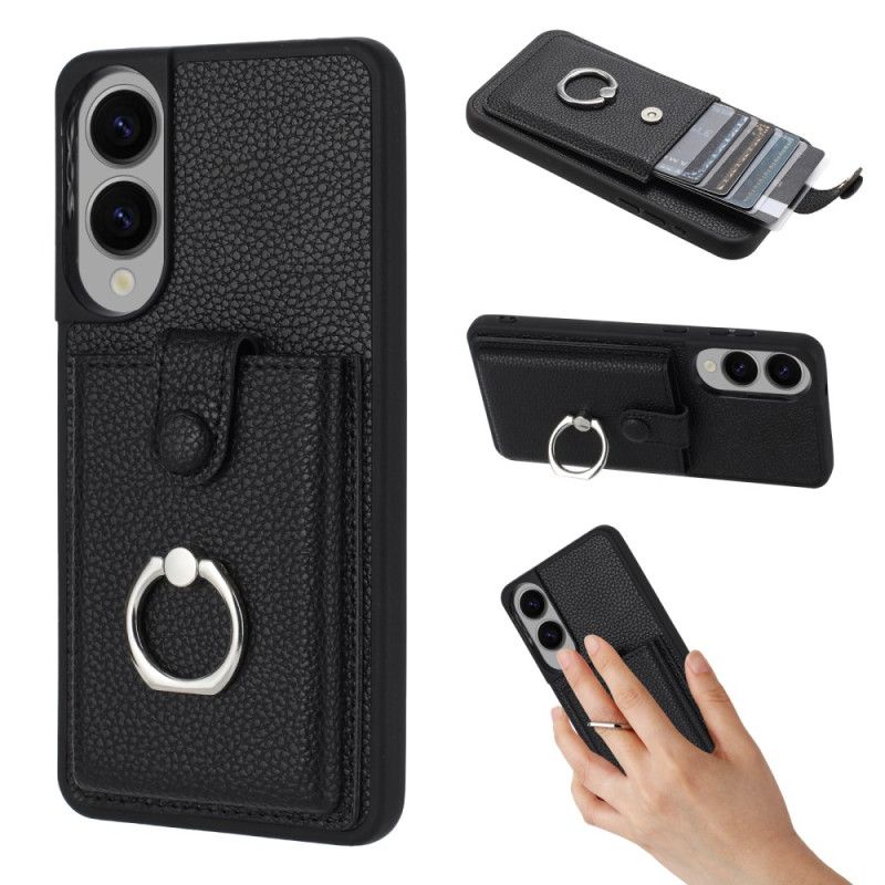 Cover Samsung Galaxy S25 5g Edge Telefon Etui Ringholder Og Kortholder