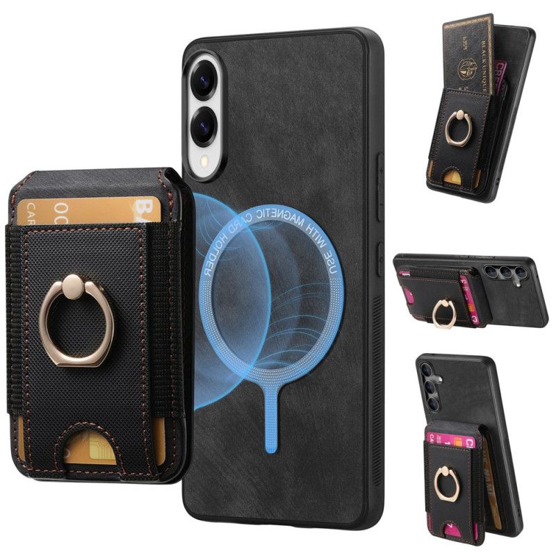 Cover Til Samsung Galaxy S25 5g Edge Aftagelig Kortholder Og Stativ
