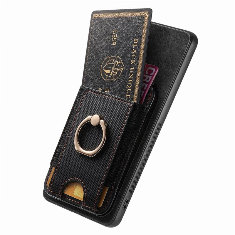 Cover Til Samsung Galaxy S25 5g Edge Aftagelig Kortholder Og Stativ