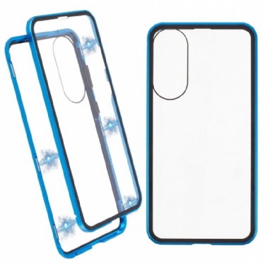 Cover Til Samsung Galaxy S25 5g Edge Hærdet Glas Og Magnetisk Ramme