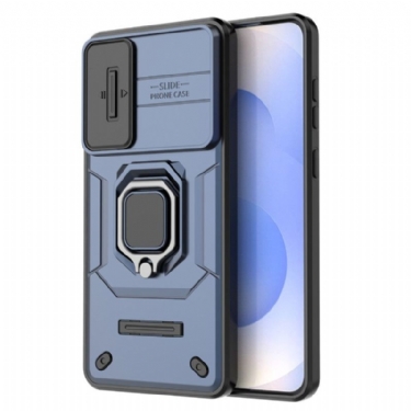 Cover Til Samsung Galaxy S25 5g Edge Holdbar Ring Med Linsebeskytter