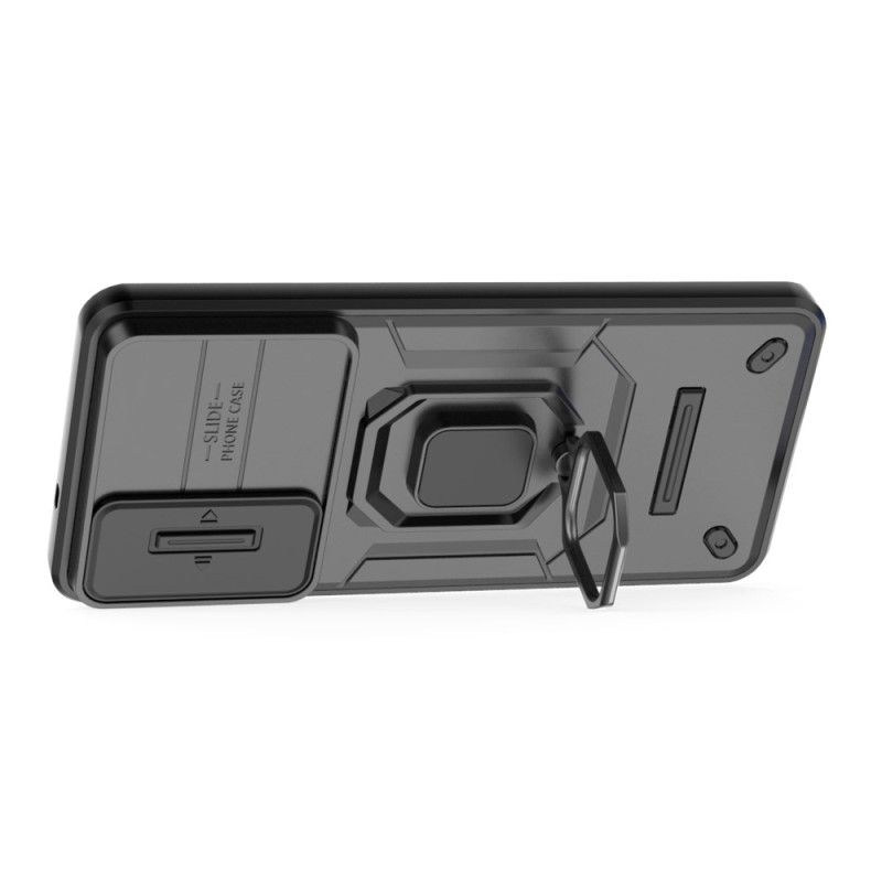 Cover Til Samsung Galaxy S25 5g Edge Holdbar Ring Med Linsebeskytter