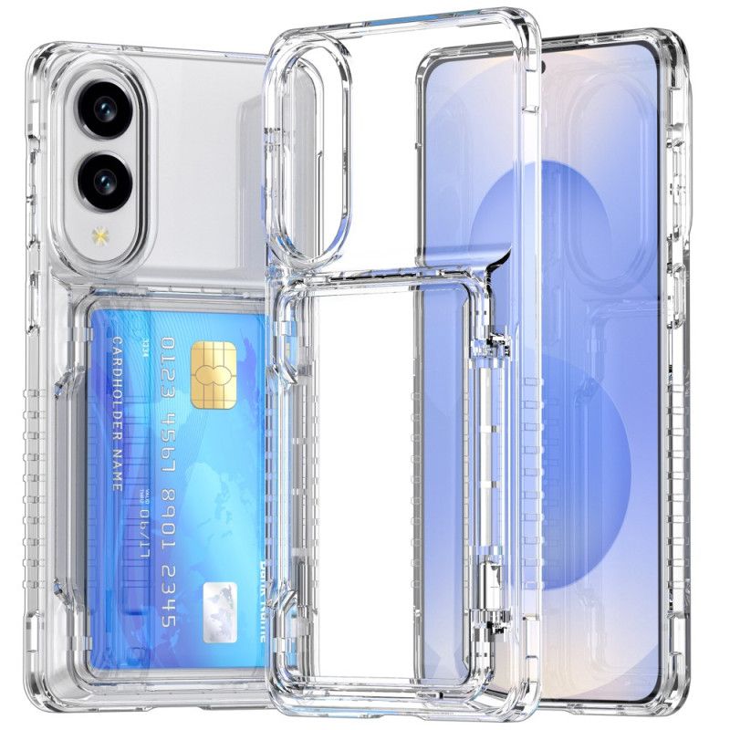 Cover Til Samsung Galaxy S25 5g Edge Klar Og Kortholder