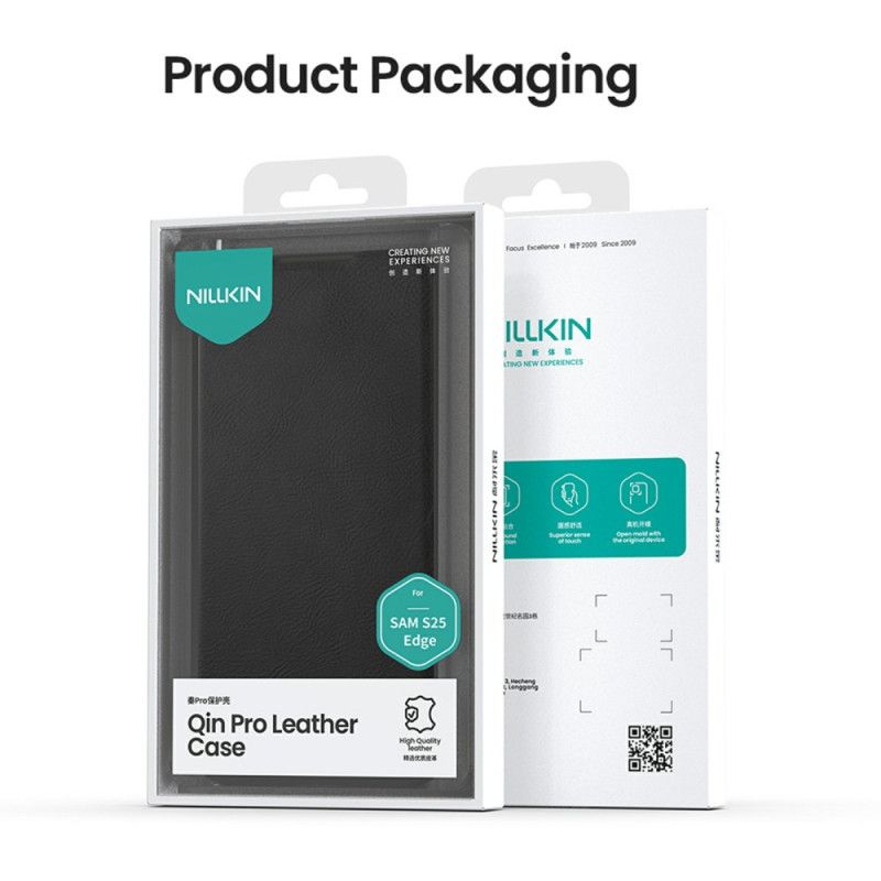 Cover Til Samsung Galaxy S25 5g Edge Qin Pro-serien Nillkin
