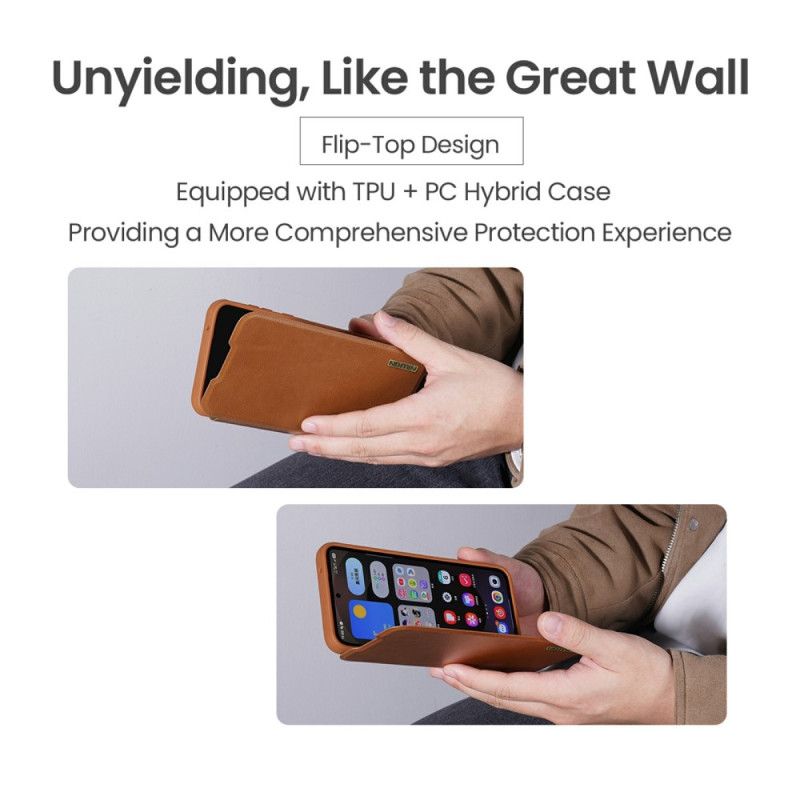 Cover Til Samsung Galaxy S25 5g Edge Qin Pro-serien Nillkin