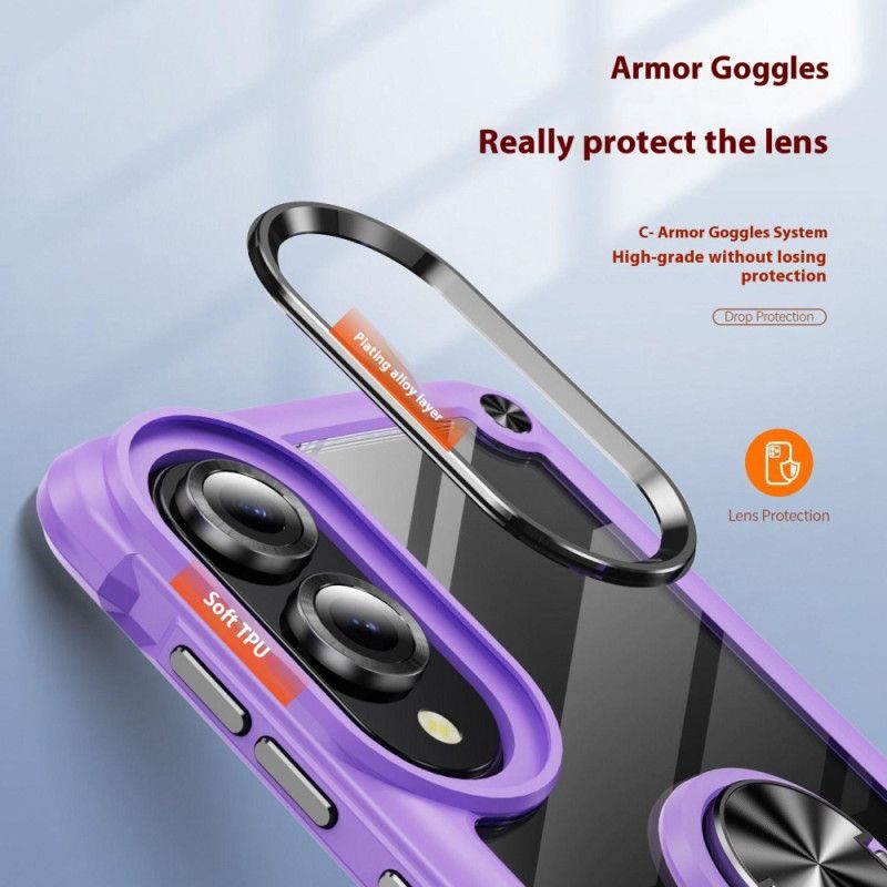 Cover Til Samsung Galaxy S25 5g Edge Robust Med Håndfri Stativ