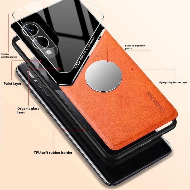 Cover Til Samsung Galaxy S25 5g Edge Ultratynd Lædereffekt