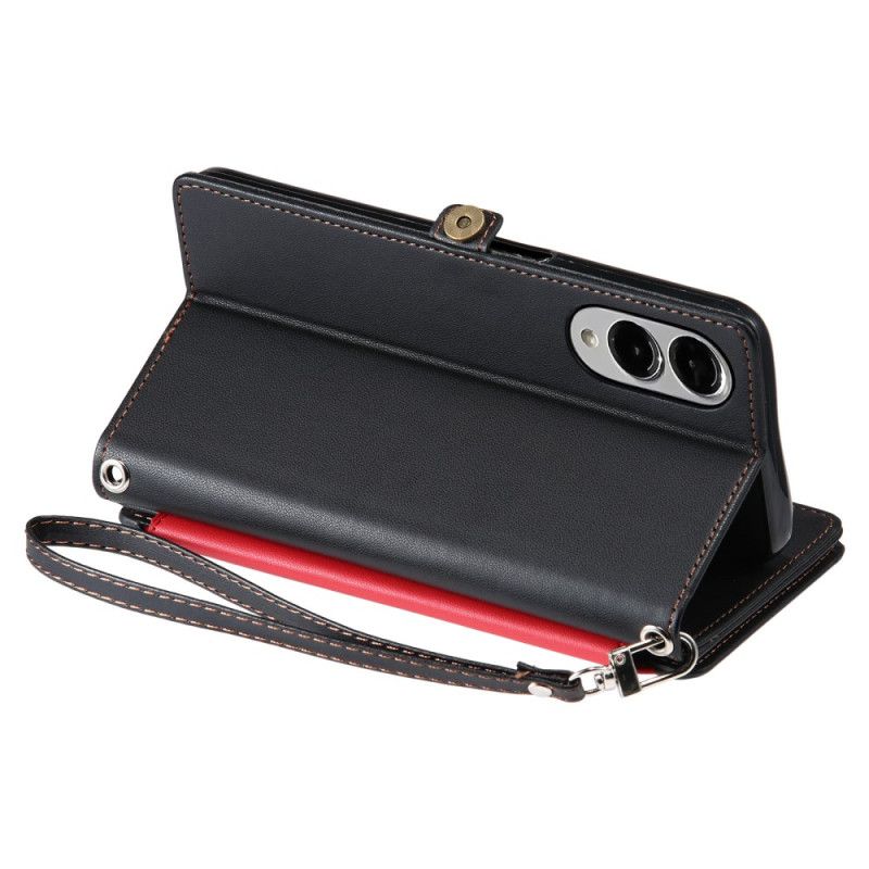 Flip Cover Samsung Galaxy S25 5g Edge Ergonomisk Håndledsrem
