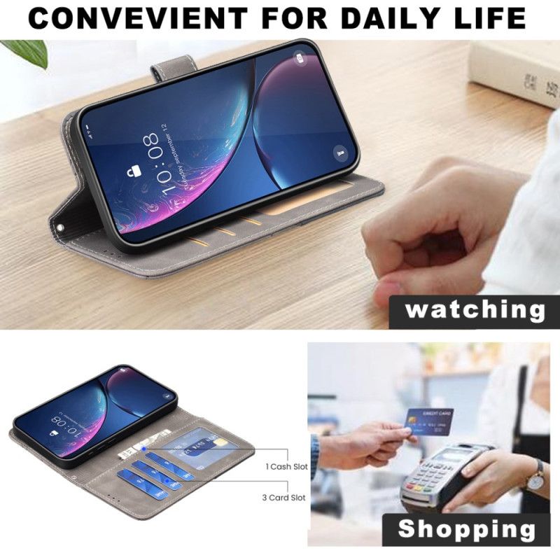 Flip Cover Samsung Galaxy S25 5g Edge Geometrisk Mønster Binfen Color