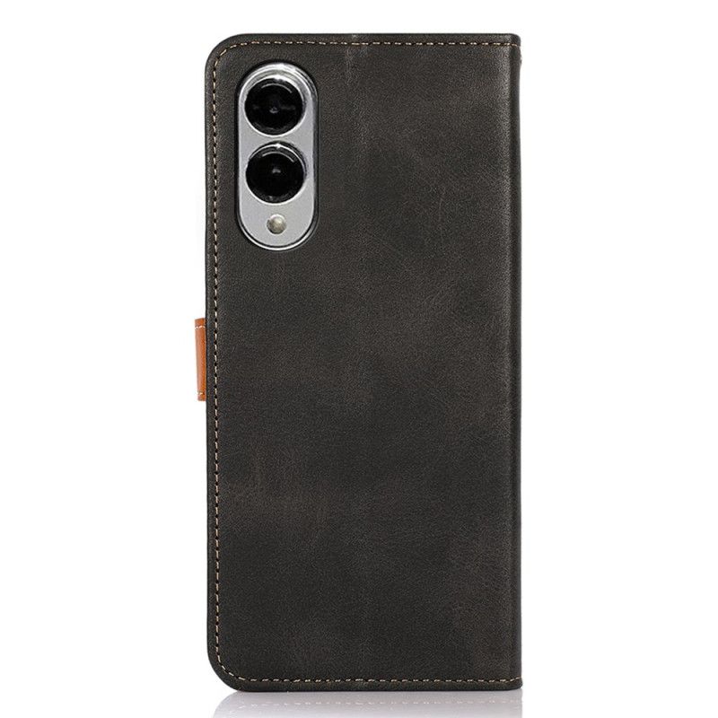 Flip Cover Samsung Galaxy S25 5g Edge Khazneh Guldlås