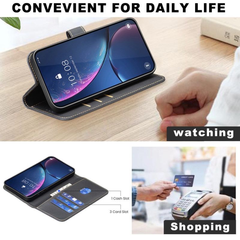 Flip Cover Samsung Galaxy S25 5g Edge Klassisk Binfen-farve