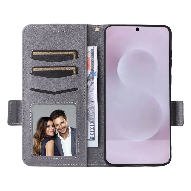 Flip Cover Samsung Galaxy S25 5g Edge Kunstlæder Med Rem