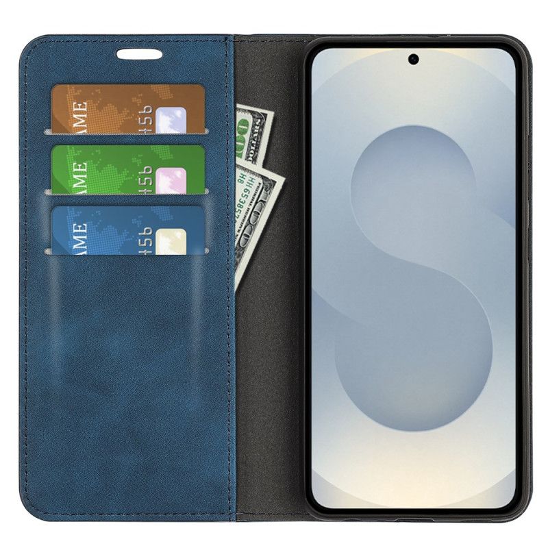 Flip Cover Samsung Galaxy S25 5g Edge Læderstil