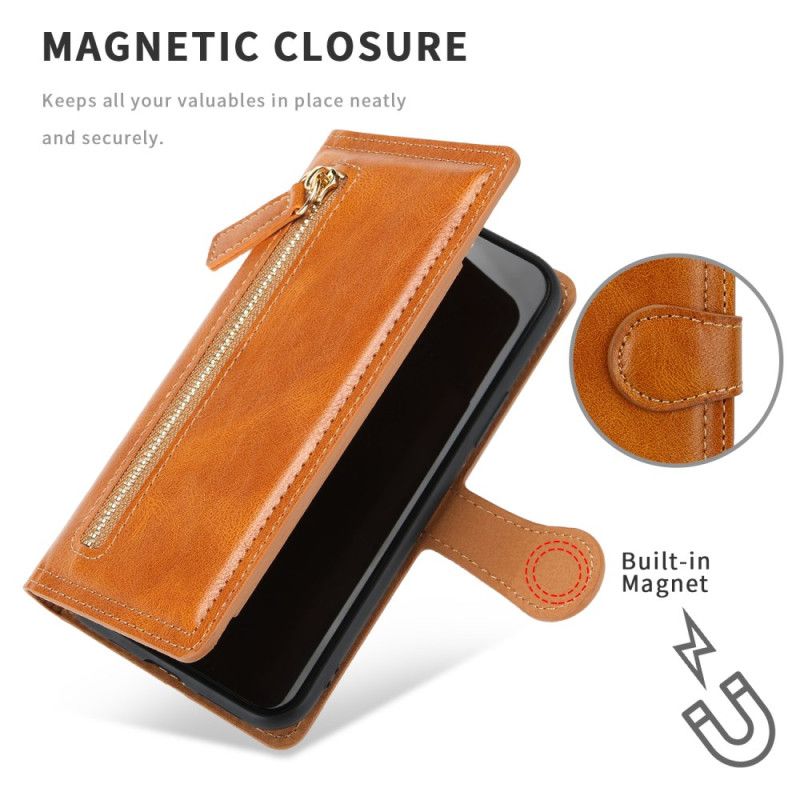 Flip Cover Samsung Galaxy S25 5g Edge Lynlås Og Kortholder