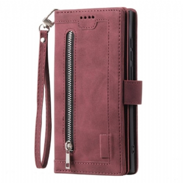 Flip Cover Samsung Galaxy S25 5g Edge Lynlås Pung