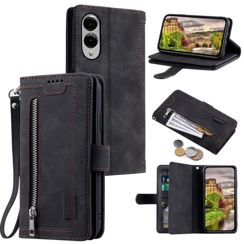 Flip Cover Samsung Galaxy S25 5g Edge Lynlås Pung