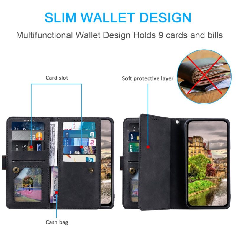 Flip Cover Samsung Galaxy S25 5g Edge Lynlås Pung