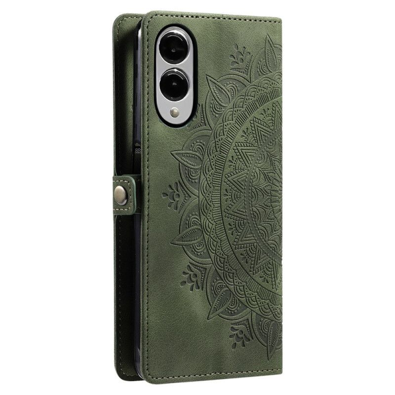 Flip Cover Samsung Galaxy S25 5g Edge Mandala Ruskindseffekt