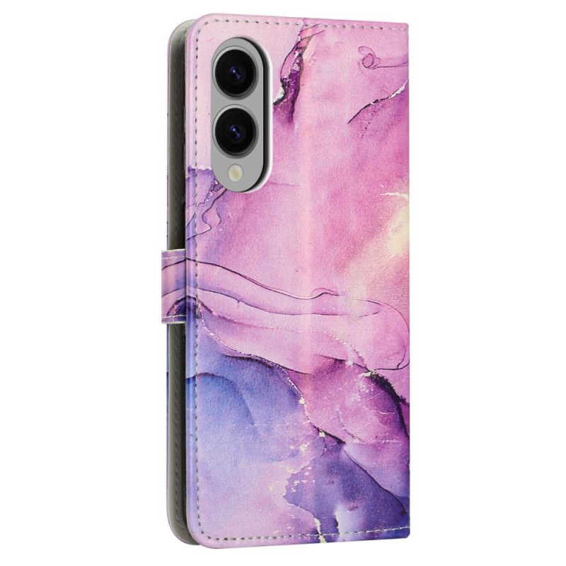 Flip Cover Samsung Galaxy S25 5g Edge Marmorstil