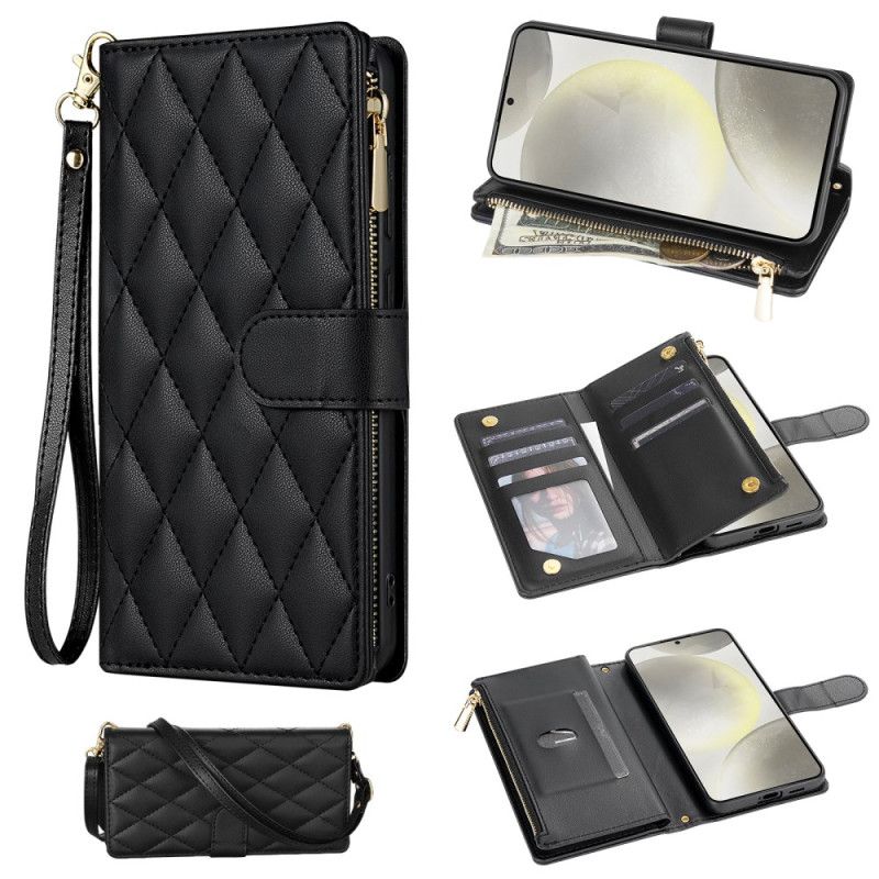 Flip Cover Samsung Galaxy S25 5g Edge Quiltet Pung