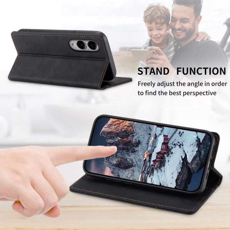 Flip Cover Samsung Galaxy S25 5g Edge Rfid-blokerende Kunstlæder