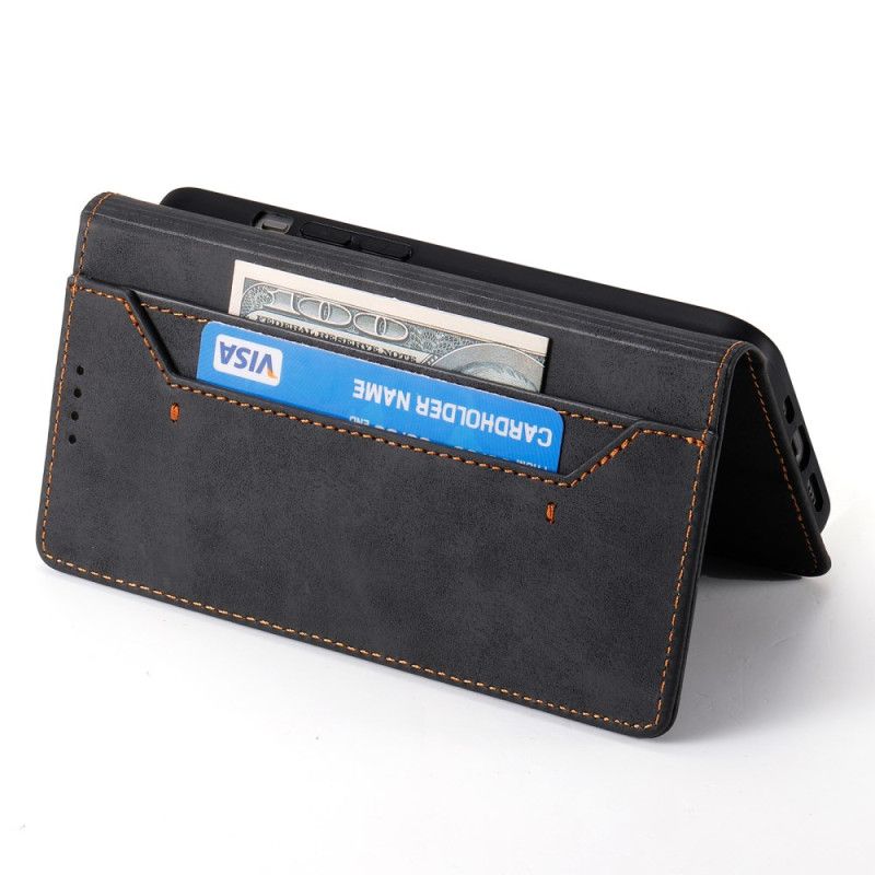 Flip Cover Samsung Galaxy S25 5g Edge Rfid-blokerende Kunstlæder
