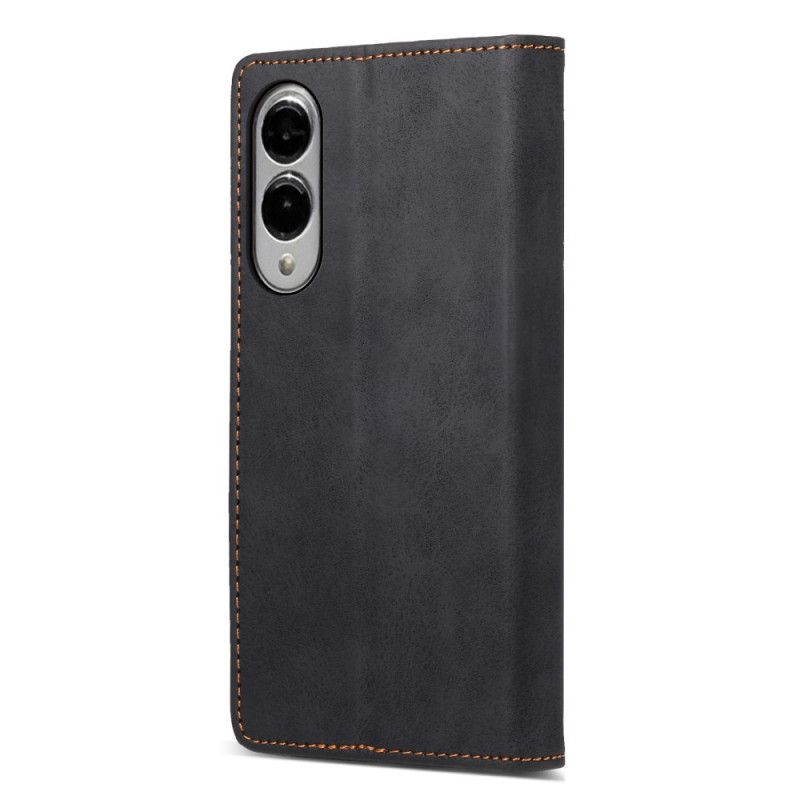 Flip Cover Samsung Galaxy S25 5g Edge Rfid-blokerende Kunstlæder
