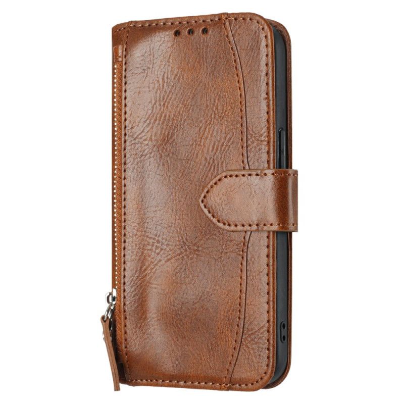 Flip Cover Samsung Galaxy S25 5g Edge Vintage Pung Med Rem Og Skulderrem
