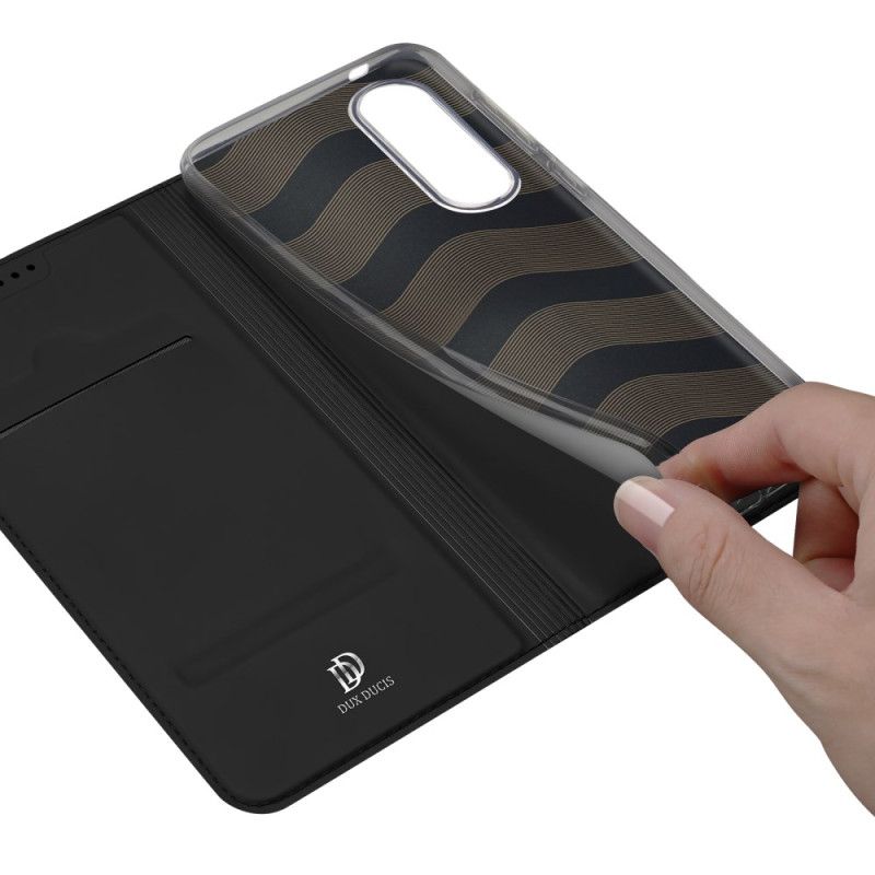 Flip Cover Til Samsung Galaxy S25 5g Edge Dux Ducis Pro-seriens Skin