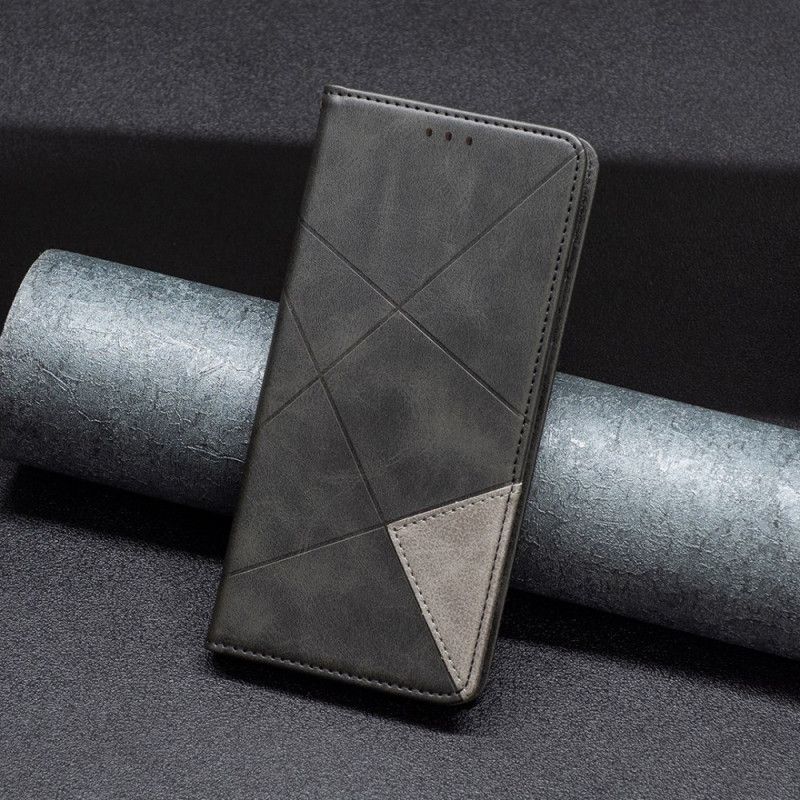 Flip Cover Til Samsung Galaxy S25 5g Edge Geometrisk Mønster