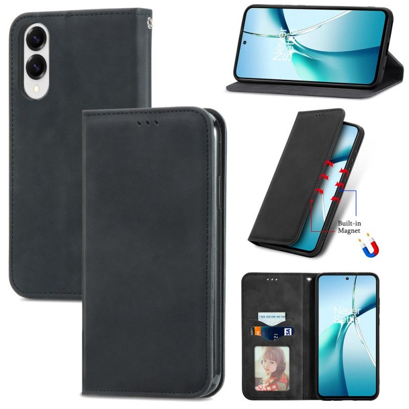 Flip Cover Til Samsung Galaxy S25 5g Edge Kortholder Og Magnetlukning