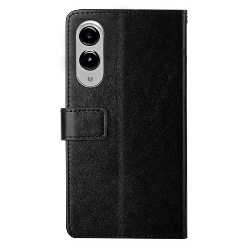 Flip Cover Til Samsung Galaxy S25 5g Edge Y-design Med Rem