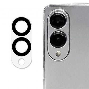 Hærdet Glaslinsebeskytter Til Samsung Galaxy S25 Edge (sort Cirkulært Design)