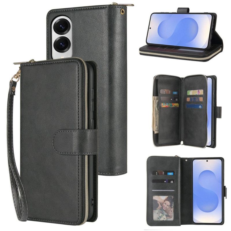 Læder Cover Samsung Galaxy S25 5g Edge Pung Og Etui