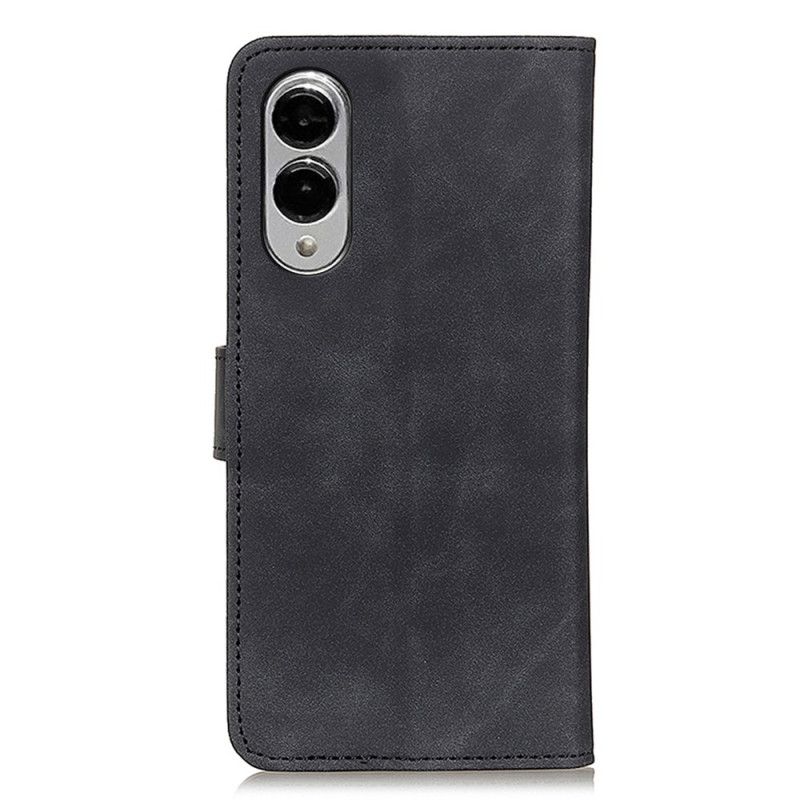 Læder Cover Samsung Galaxy S25 5g Edge Ruskindseffekt Khazneh