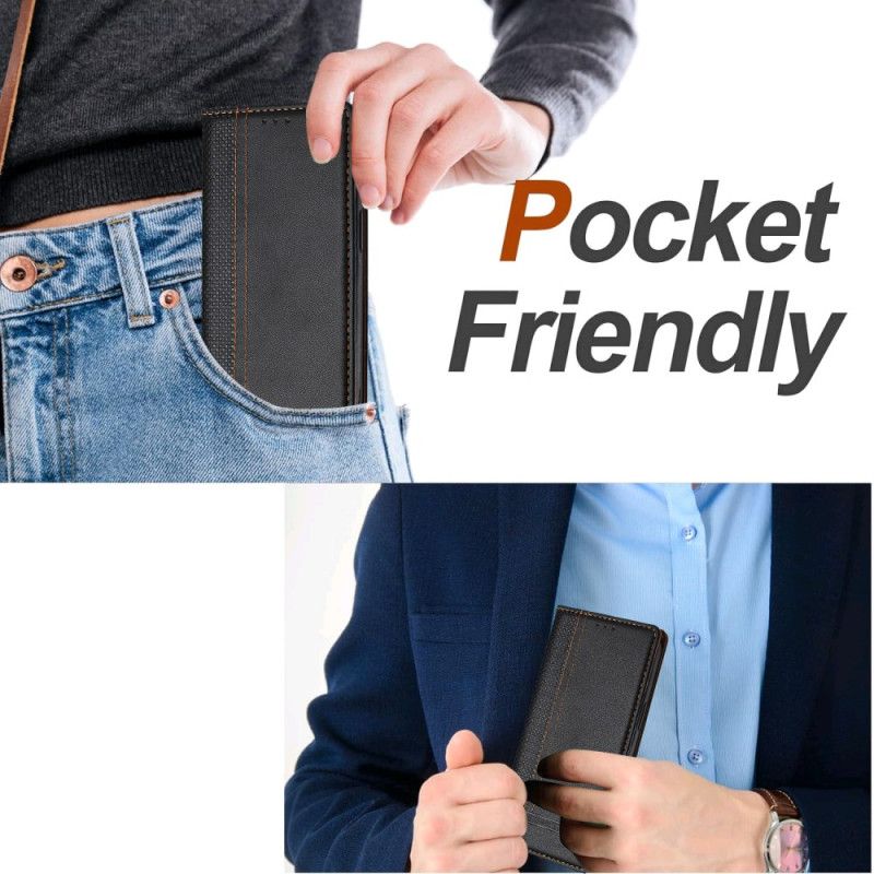 Læder Cover Samsung Galaxy S25 5g Edge Telefon Etui Gittermønster