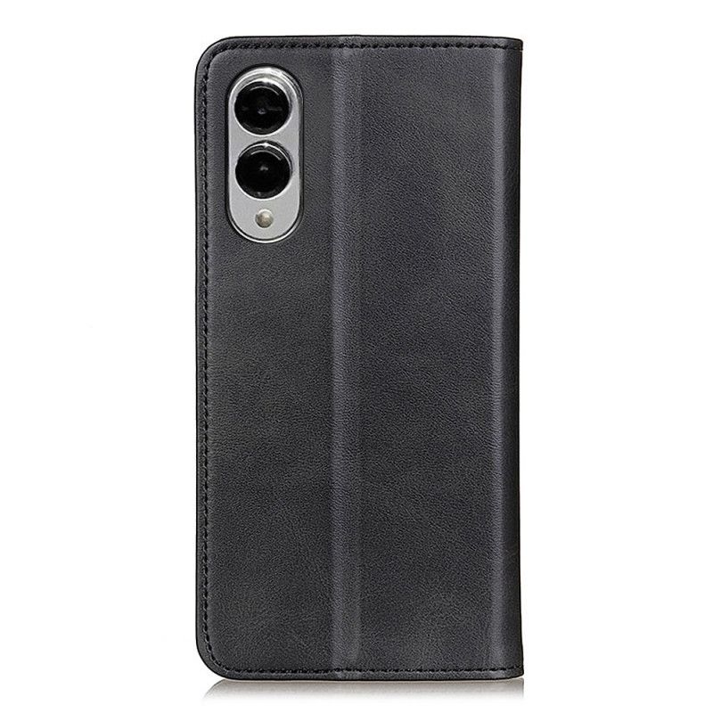 Læder Cover Samsung Galaxy S25 5g Edge Telefon Etui Lædertekstur